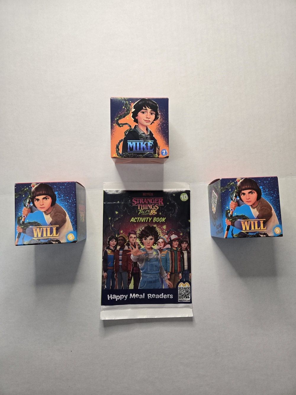 Stranger Things Mcdonalds Happy Meal Toys Set Of 4 - New In Box